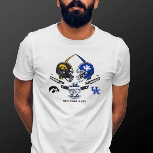 Official Iowa Vs Kentucky New Year’s Eve 2022 Transperfect Music City Bowl Shirt