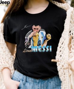 Official Lionel Messi The Golden Ball Qatar World Cup 2022 Shirt