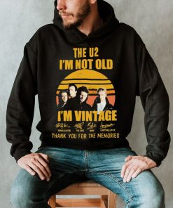 Official The U2 I’m Not Old I’m Vintage Thank You For The Memories Signatures Shirt