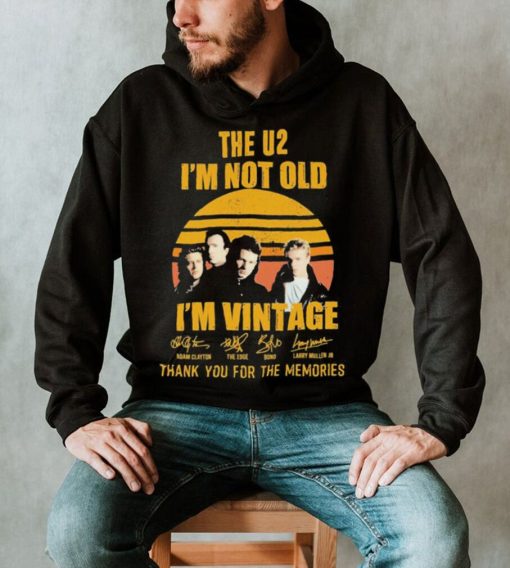 Official The U2 I’m Not Old I’m Vintage Thank You For The Memories Signatures Shirt