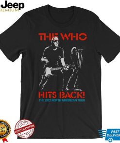 Official The Who Hits Back 2022 North American Tour T Shirt