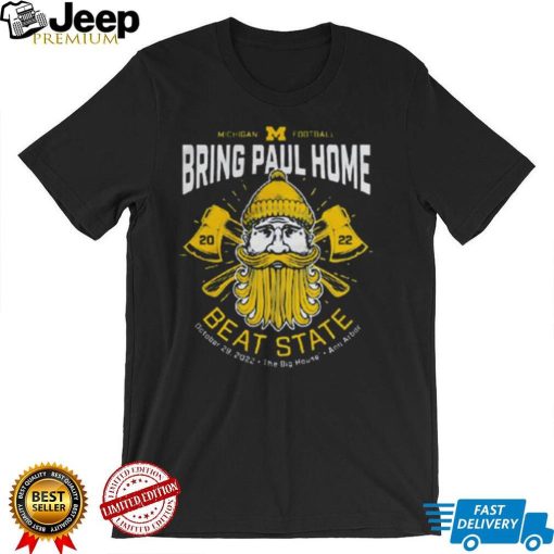 Official Valiant University of Michigan Football Bring Paul Home shirt0