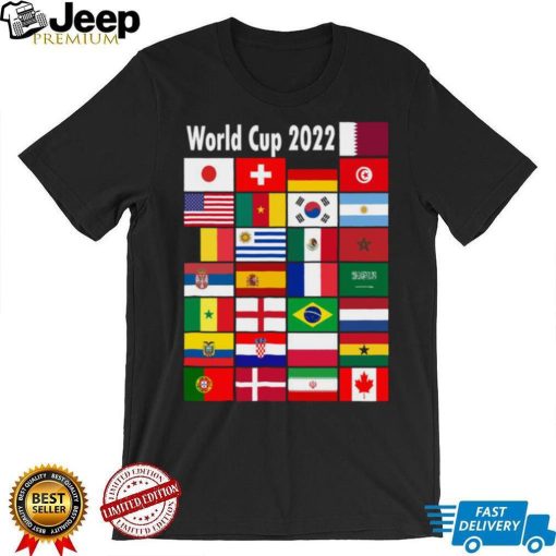 Official World Cup 2022 All Flags T Shirt