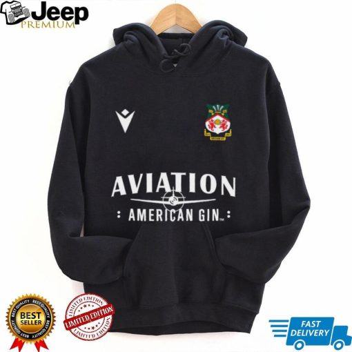 Official wrexham fc football club aviation american gin gede t shirt