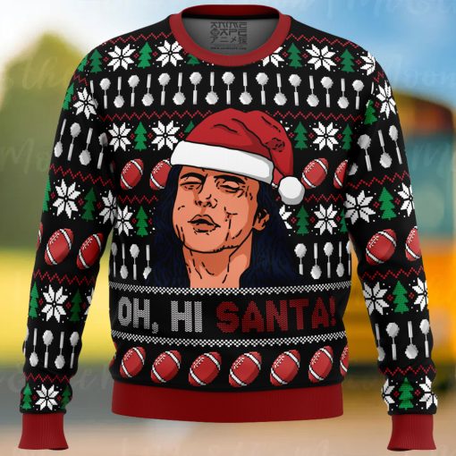 Oh, Hi Santa The Room Ugly Christmas Sweater