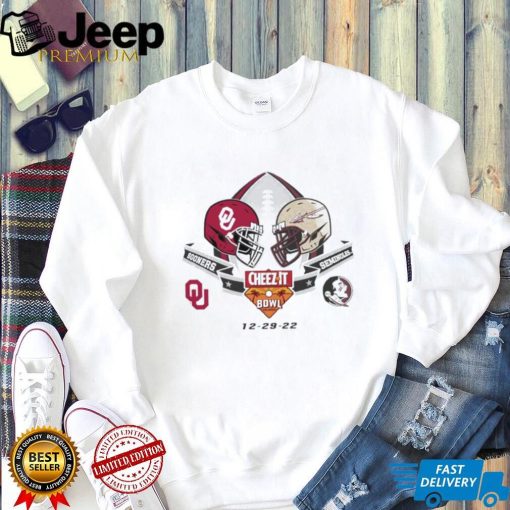 Oklahoma Sooners vs Florida State Seminoles 2022 Cheez It Bowl Shirt