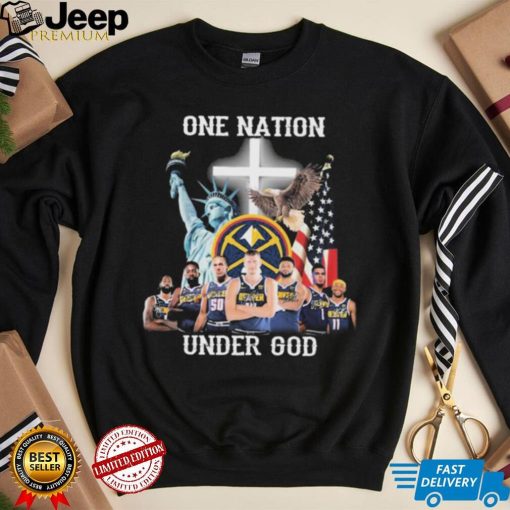 One Nation Under God Denver Nuggets Signatures Shirt