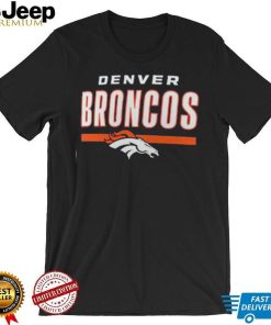 Orange Logo Denver Broncos T Shirt
