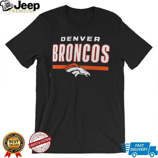 Orange Logo Denver Broncos T Shirt