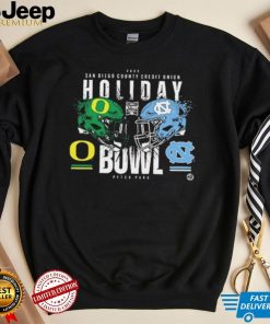 Oregon Vs North Carolina 2022 Holiday Bowl Matchup Shirt