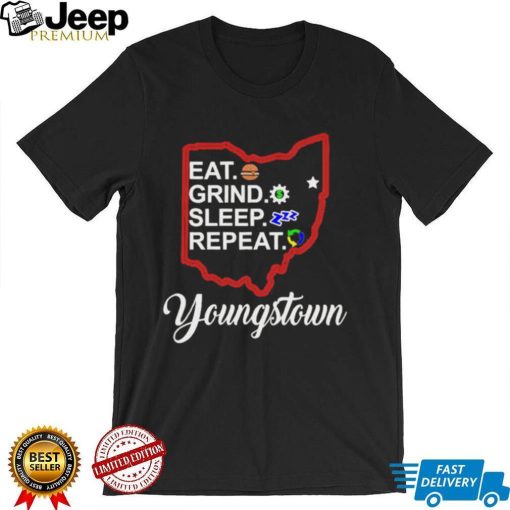 Original eat grind sleep repeat youngstown tim ryan tim ryan shirt