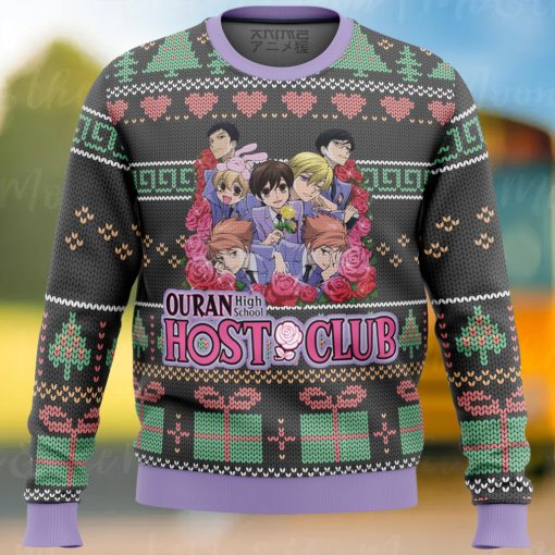 Ouran High School Alt Ugly Christmas Sweater