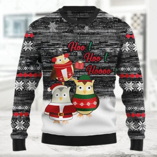 Owl Hoo Hoo Hoooo Cute Owl Ugly Christmas Sweater