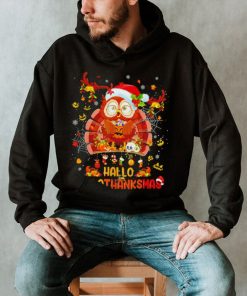 Owl Santa Hallo Hallo Thanksmas 2022 shirt