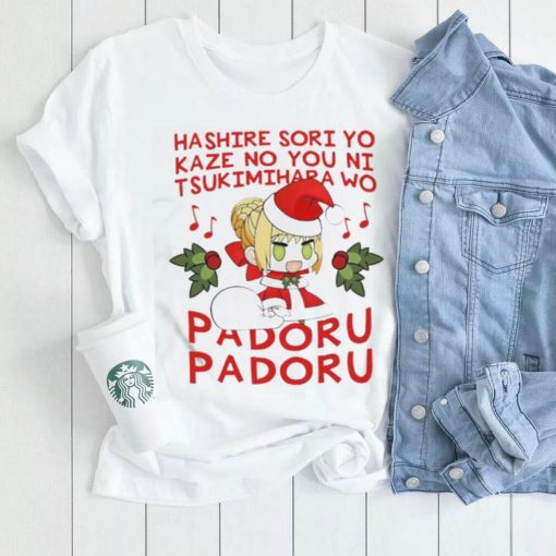 Padoru Padoru Text Merry Christmas Everyone Shirt