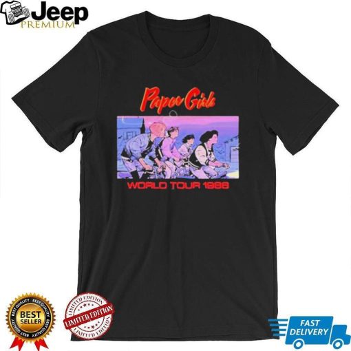 Paper girls world tour 1988 shirt