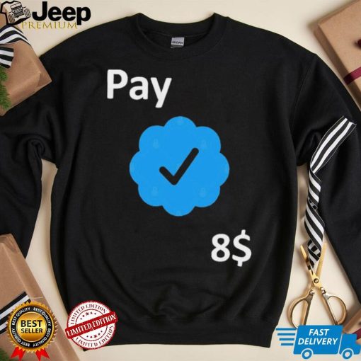 Pay 8$ – Your Feedback is appreciated T Shirt