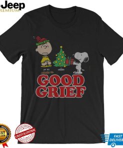 Peanuts Good Grief Charlie Brown Holiday T shirt