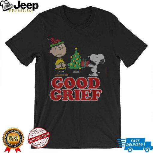 Peanuts Good Grief Charlie Brown Holiday T shirt0