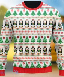 Penguins Ugly Christmas Sweater Cristmas Trees