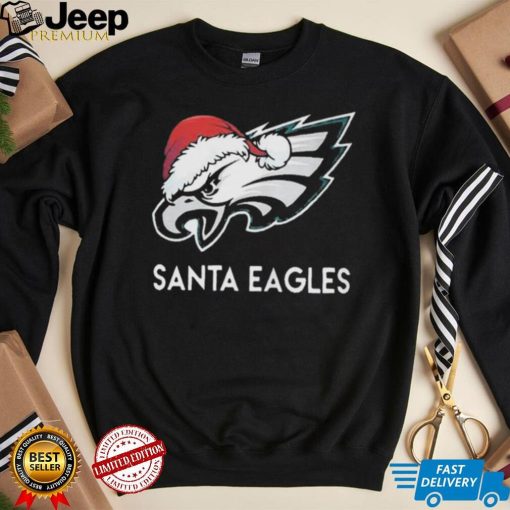 Philadelphia Eagles Santa Eagles NFL Logo Christmas Shirt