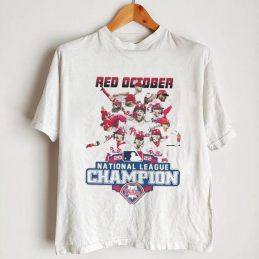 Philadelphia Phillies Red October 2022 National League Champions Shirt
