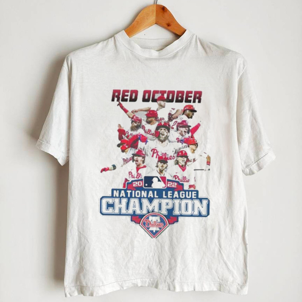 Philadelphia Phillies Red October 2022 National League Champions Shirt