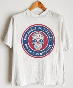 Philadelphia Phillies Sugar Skull Dia De Los Muertos shirt