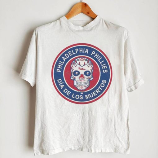 Philadelphia Phillies Sugar Skull Dia De Los Muertos shirt