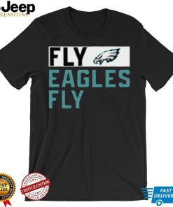 Philadelphia eagles anthracite fly eagles fly crew shirt