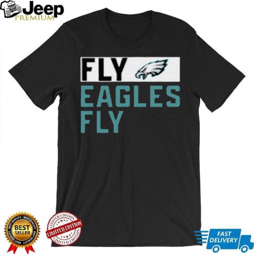 Philadelphia eagles anthracite fly eagles fly crew shirt