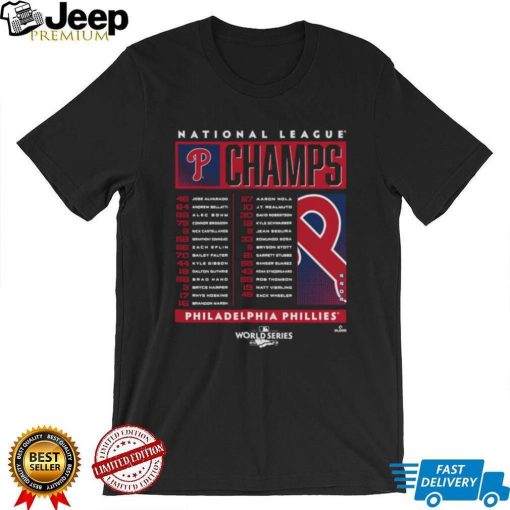 Phillies 2022 national league champions shirt