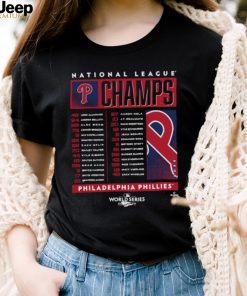 Phillies 2022 national league champions shirt