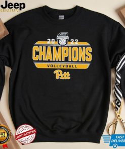 Pitt Panthers 2022 ACC Volleyball Regular Season Champions Locker Room T Shirt