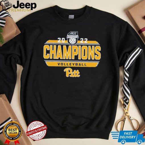 Pitt Panthers 2022 ACC Volleyball Regular Season Champions Locker Room T Shirt