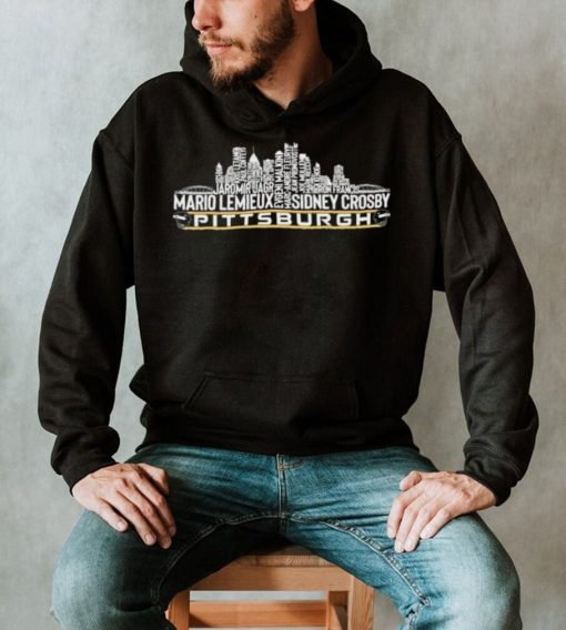 Pittsburgh Hockey Team All Time Legends, Pittsburgh City Skyline Shirt