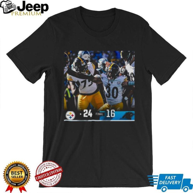 Pittsburgh Steelers 24 16 Panthers Nfl 2022 Final Score Shirt