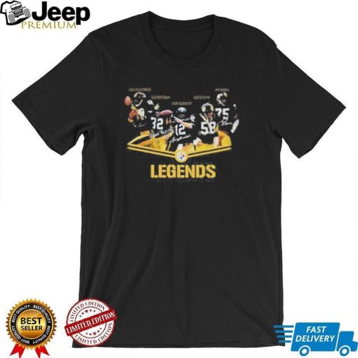 Pittsburgh Steelers name players legends signatures shirt