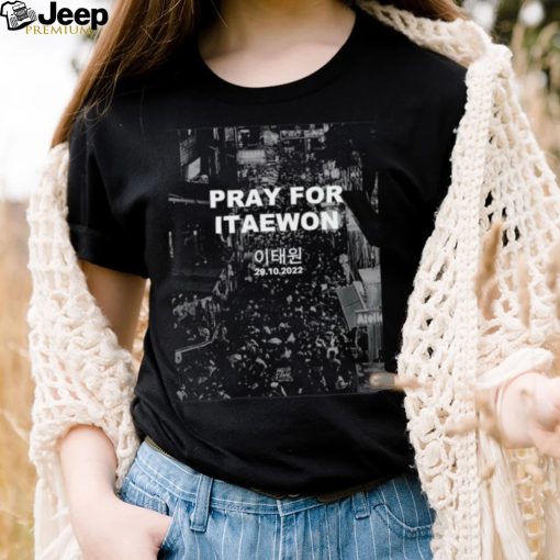 Pray for Itaewon Halloween Festival Korea 29.10.22 remember shirt