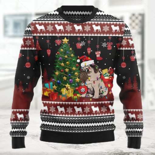 Pug Lover Merry Christmas Ugly Christmas Holiday Sweater