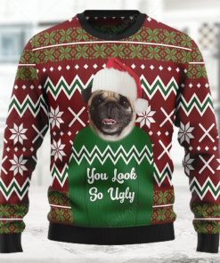 Pug You Look So Ugly Ugly Christmas Sweater  Ugly Sweater  Christmas Sweaters  Hoodie  Sweater