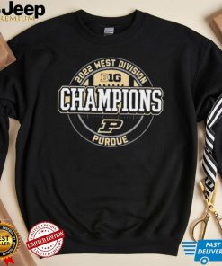 Purdue Football West Division Football 2022 Champions Shirt