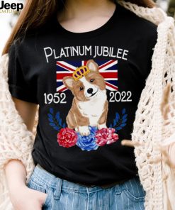 Queen Elizabeth’s Platinum Jubilee Party Outfit 1952 2022 Union Jack Flag Corgi Shirt