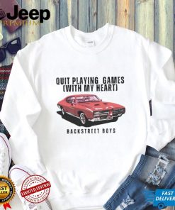Quit Playing Games With My Heart By The Backstreet Boys Art Shirt