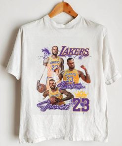 Lebron James T shirt, 23 Lakers Shirt, Los Angeles Lakers Shirt, NBA Team Lakers T Shirt