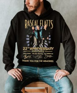 Rascal Flatts 22th Anniversary 2000 2022 Thank You For The Memories Shirt