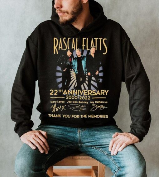 Rascal Flatts 22th Anniversary 2000 2022 Thank You For The Memories Shirt