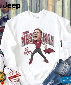 Razorback Go Hogs Eric Musselman Caricature Shirt