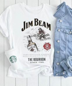 Real Fishermen Drink The Legend Bourbon Jim Beam Shirt