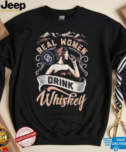 Real Women Drink Whiskey Shirt